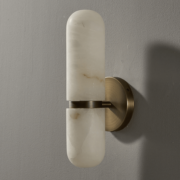 Alabaster Capsule Wall Sconce - Simprolos