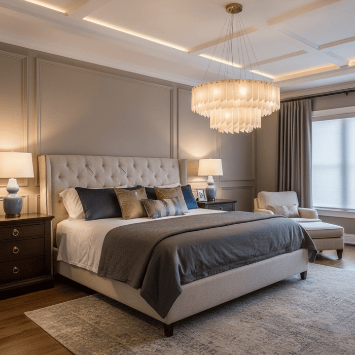 Alabaster Cascade Tiered Chandelier - Simprolos