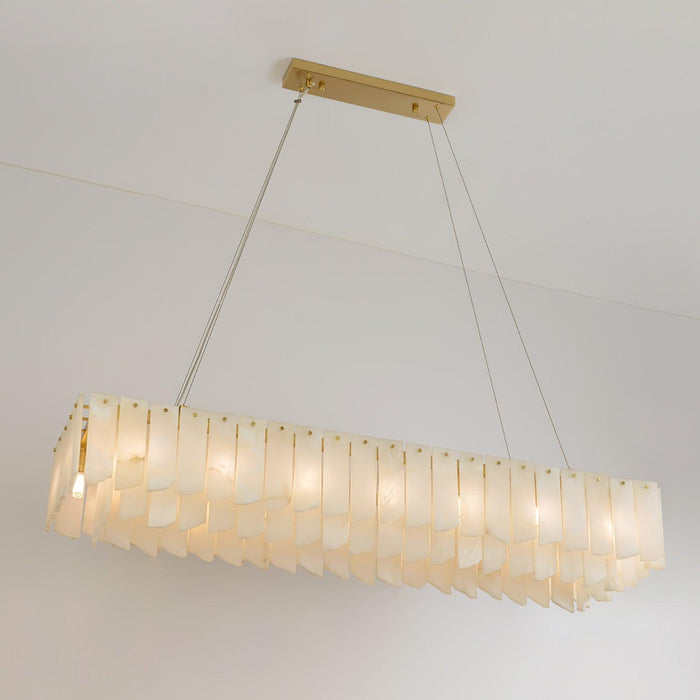 Alabaster Cascade Tiered Chandelier - Simprolos