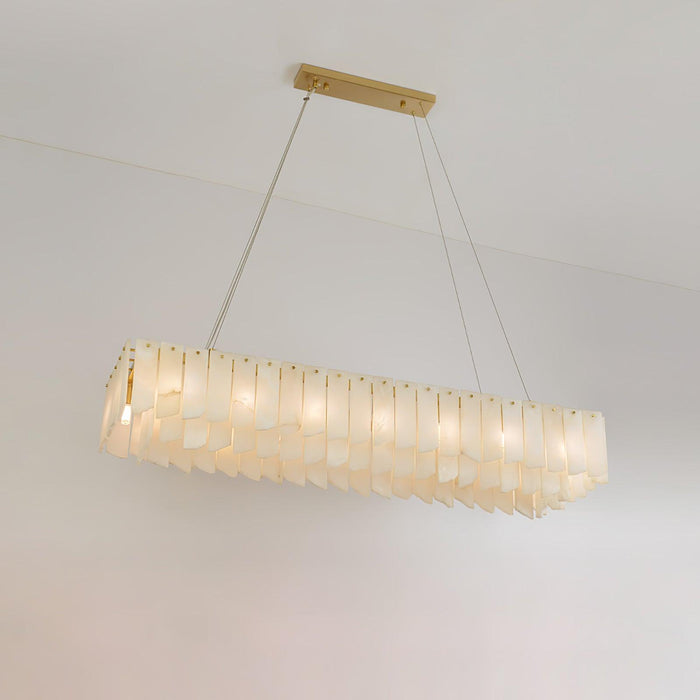 Alabaster Cascade Tiered Chandelier - Simprolos