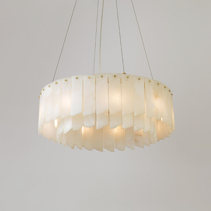 Alabaster Cascade Tiered Chandelier - Simprolos