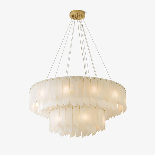 Alabaster Cascade Tiered Chandelier - Simprolos