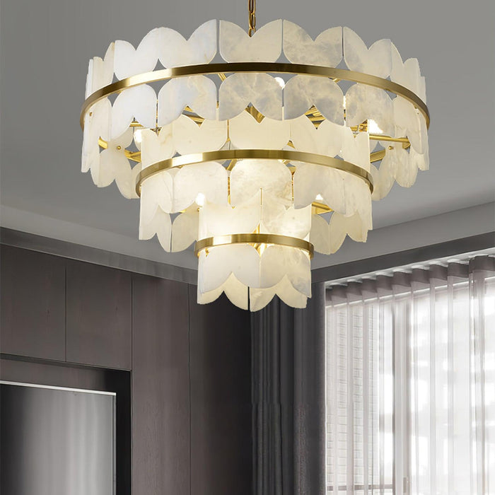 Alabaster Cloudscape Chandelier - Simprolos