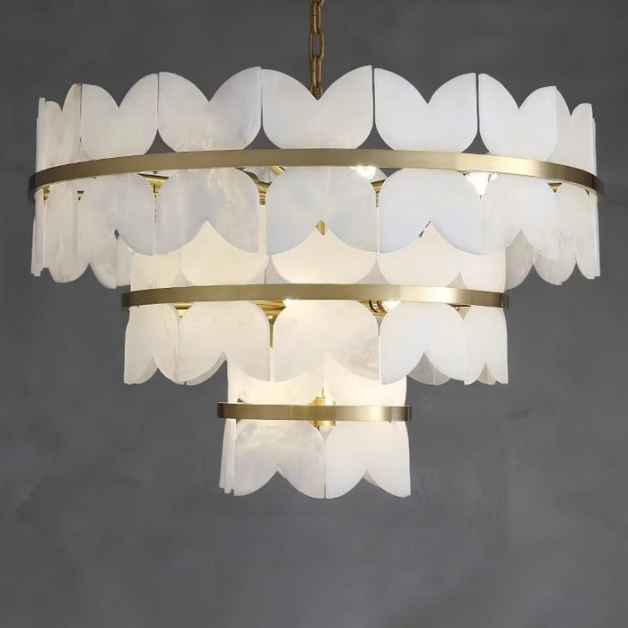 Alabaster Cloudscape Chandelier - Simprolos