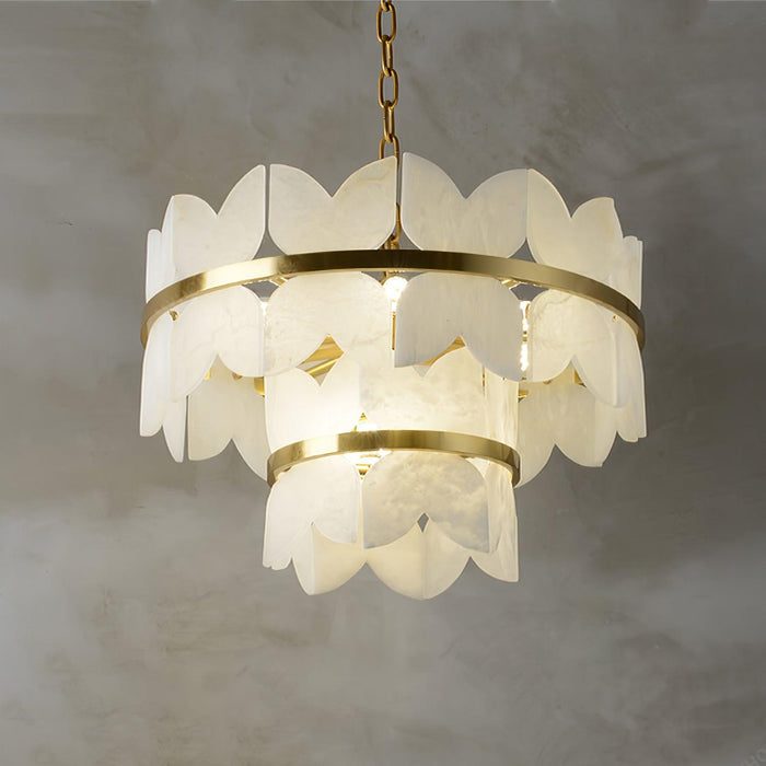 Alabaster Cloudscape Chandelier - Simprolos