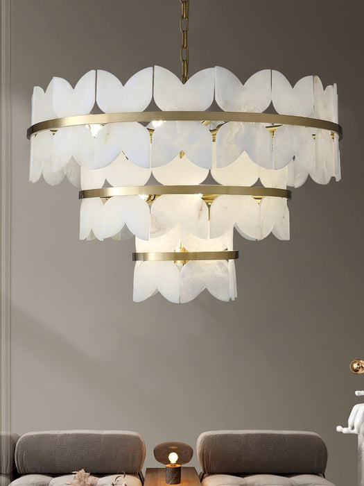 Alabaster Cloudscape Chandelier - Simprolos