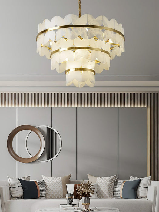 Alabaster Cloudscape Chandelier - Simprolos