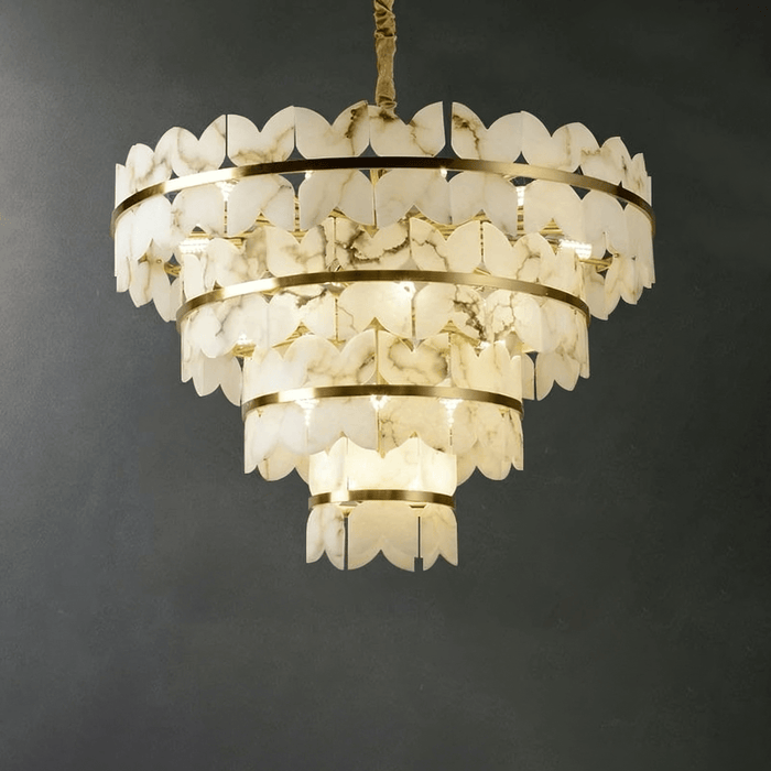 Alabaster Cloudscape Chandelier - Simprolos