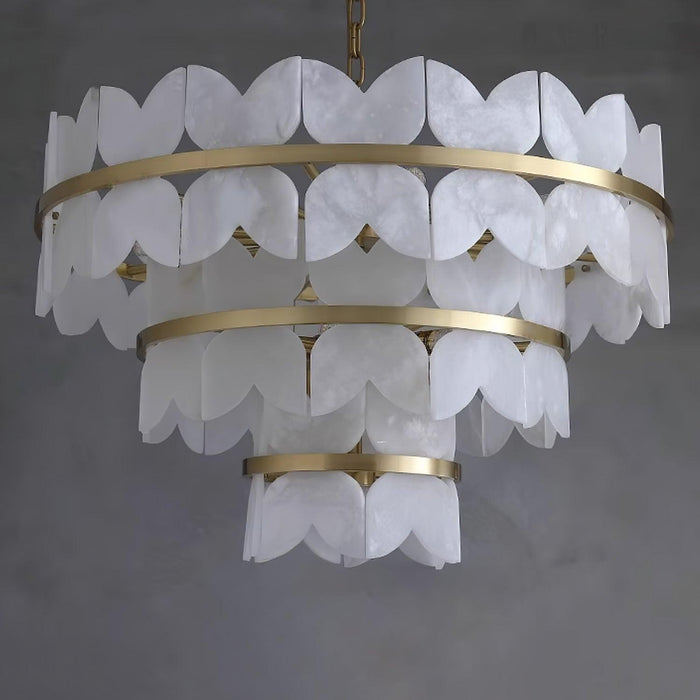 Alabaster Cloudscape Chandelier - Simprolos