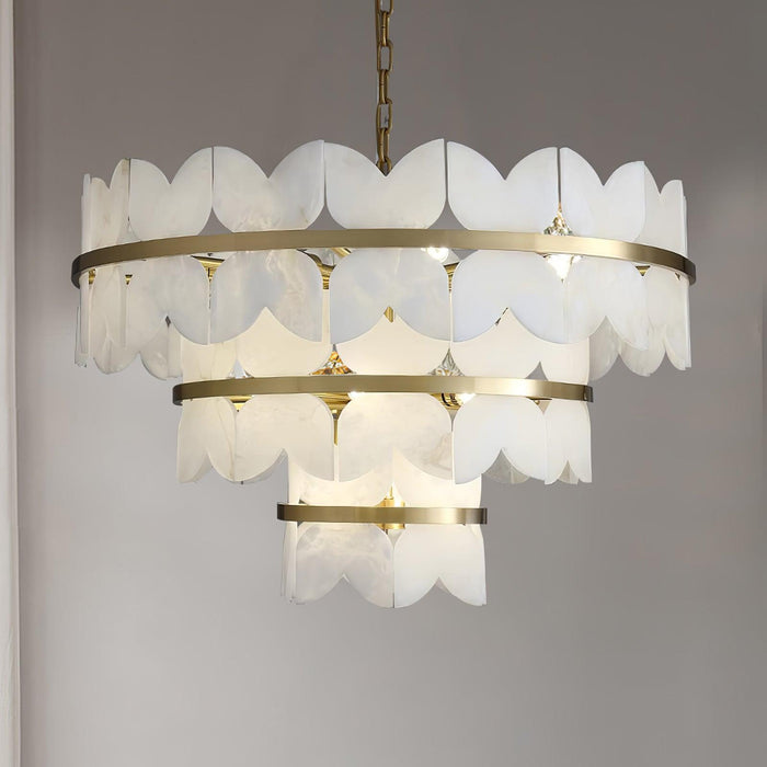 Alabaster Cloudscape Chandelier - Simprolos