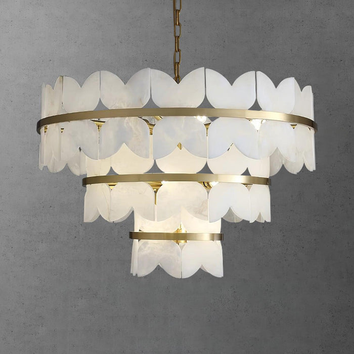 Alabaster Cloudscape Chandelier - Simprolos