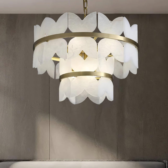 Alabaster Cloudscape Chandelier - Simprolos