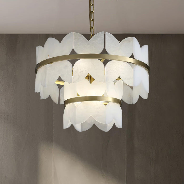 Alabaster Cloudscape Chandelier - Simprolos