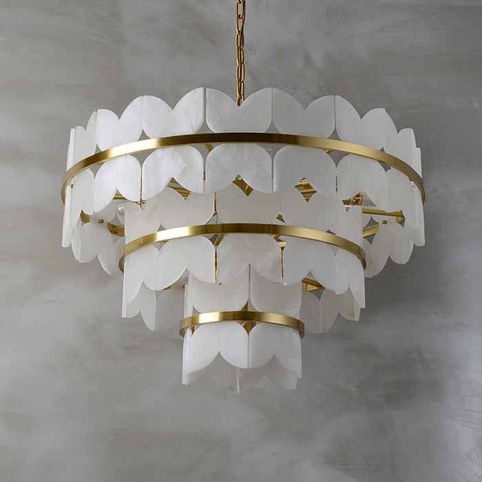 Alabaster Cloudscape Chandelier - Simprolos