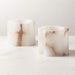 Alabaster Cube Candle Holder - Simprolos