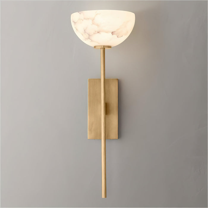 Alabaster Cup Wall Lamp - Simprolos