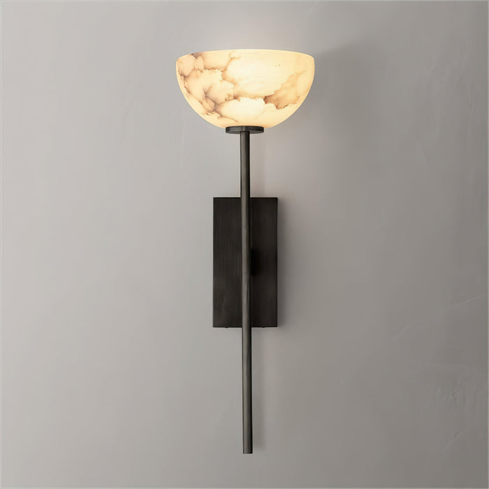 Alabaster Cup Wall Lamp - Simprolos
