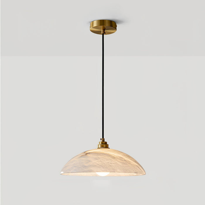 Alabaster Dome Pendant Lamp - Simprolos