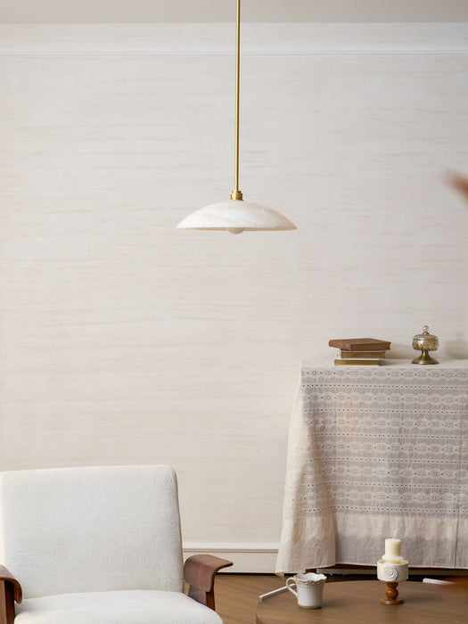 Alabaster Dome Pendant Lamp - Simprolos
