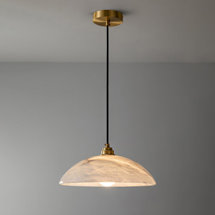 Alabaster Dome Pendant Lamp - Simprolos