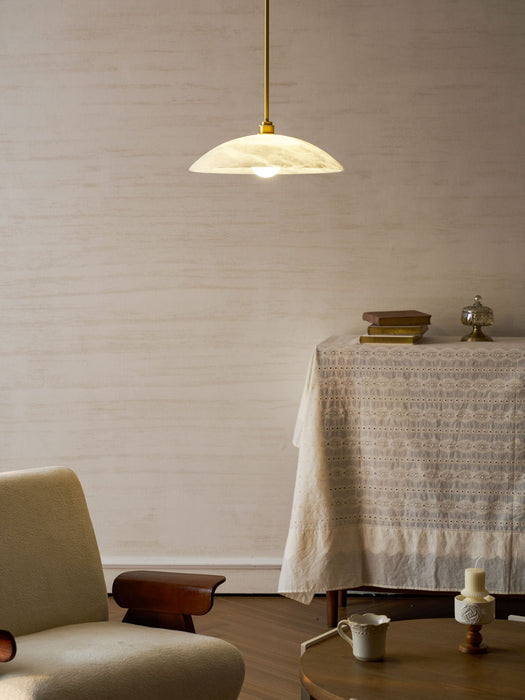 Alabaster Dome Pendant Lamp - Simprolos
