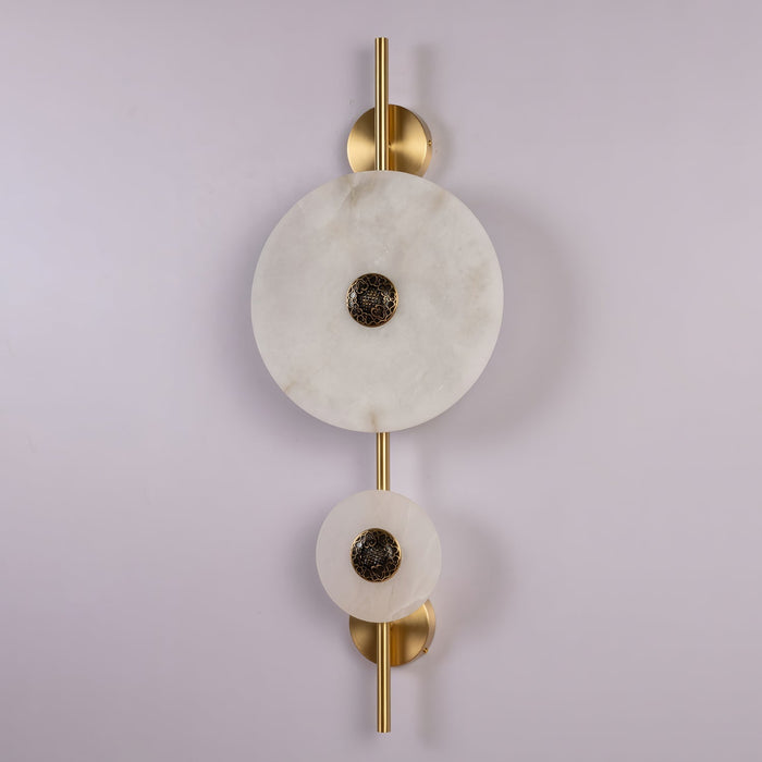 Alabaster Eclipse Wall Light - Simprolos