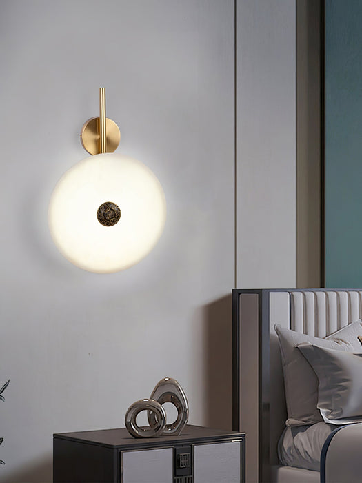 Alabaster Eclipse Wall Light - Simprolos