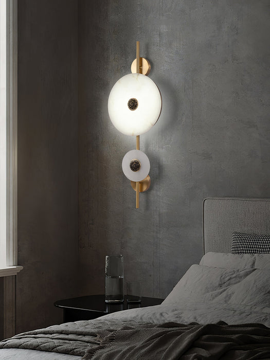 Alabaster Eclipse Wall Light - Simprolos