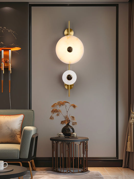Alabaster Eclipse Wall Light - Simprolos