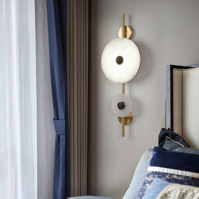 Alabaster Eclipse Wall Light - Simprolos