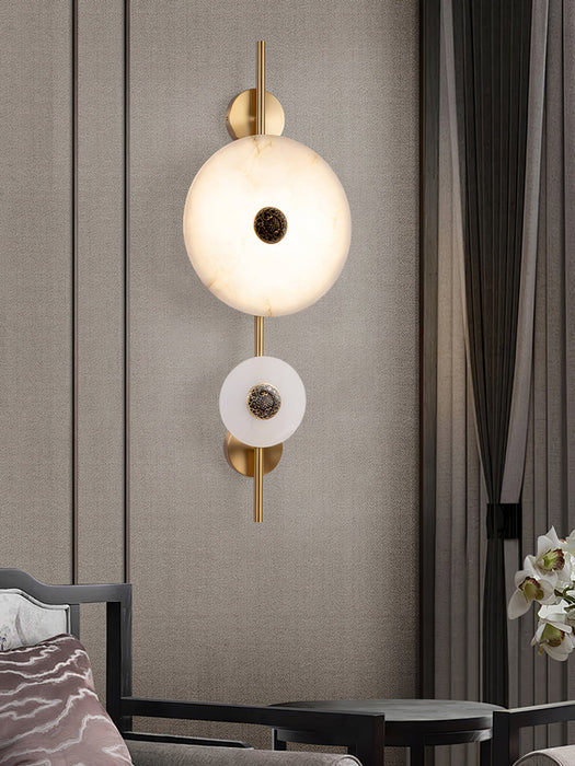 Alabaster Eclipse Wall Light - Simprolos
