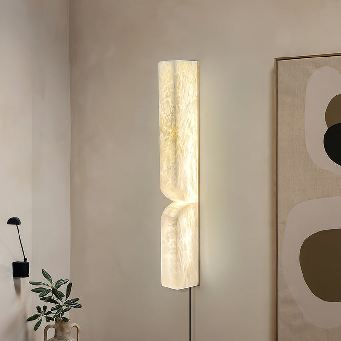 Alabaster Essence Plug - in Wall Sconce - Simprolos