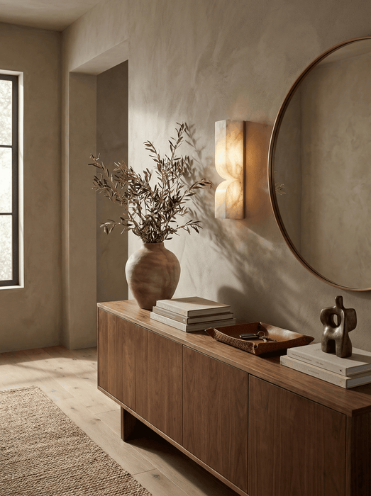 Alabaster Essence Wall Sconce - Simprolos