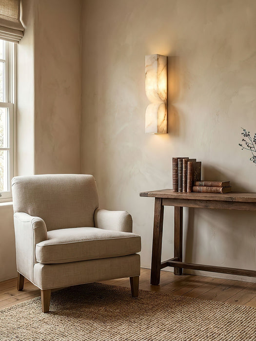 Alabaster Essence Wall Sconce - Simprolos
