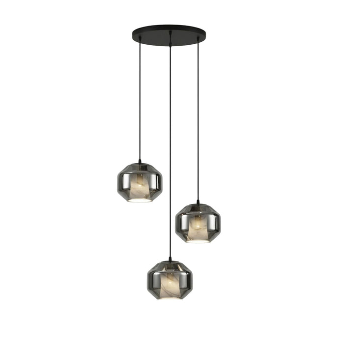 Alabaster Glass Cylinder Pendant Light - Simprolos