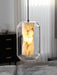 Alabaster Glass Cylinder Pendant Light - Simprolos