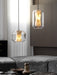 Alabaster Glass Cylinder Pendant Light - Simprolos