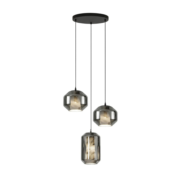 Alabaster Glass Cylinder Pendant Light - Simprolos