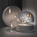 Alabaster Glass Cylinder Pendant Light - Simprolos