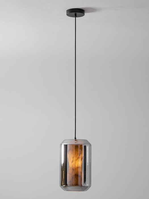 Alabaster Glass Cylinder Pendant Light - Simprolos