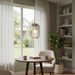 Alabaster Glass Cylinder Pendant Light - Simprolos