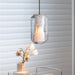 Alabaster Glass Cylinder Pendant Light - Simprolos