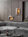 Alabaster Glass Cylinder Pendant Light - Simprolos