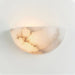 Alabaster Half - Moon Wall Sconce - Simprolos
