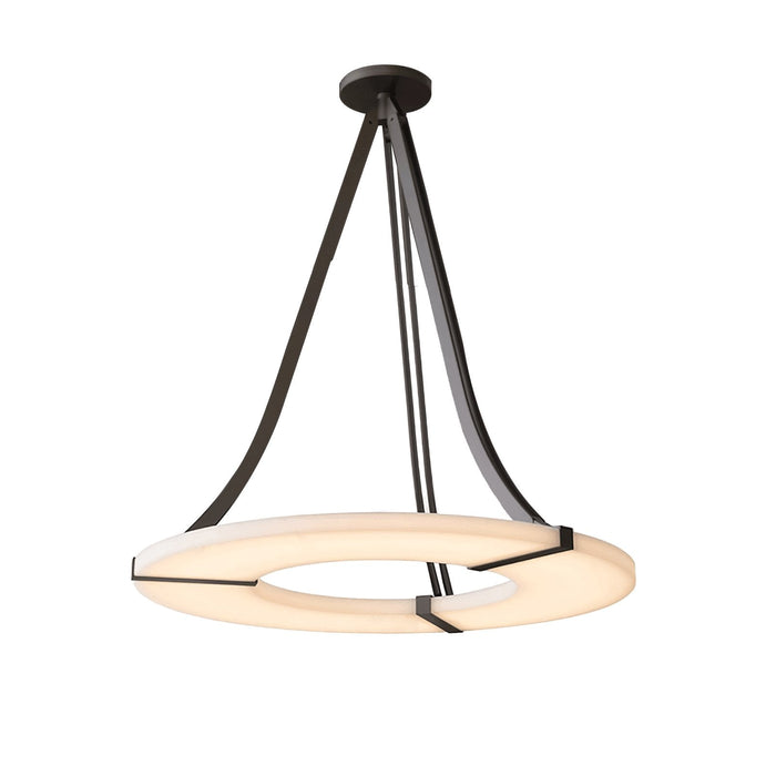Alabaster Halo Pendant Light - Simprolos