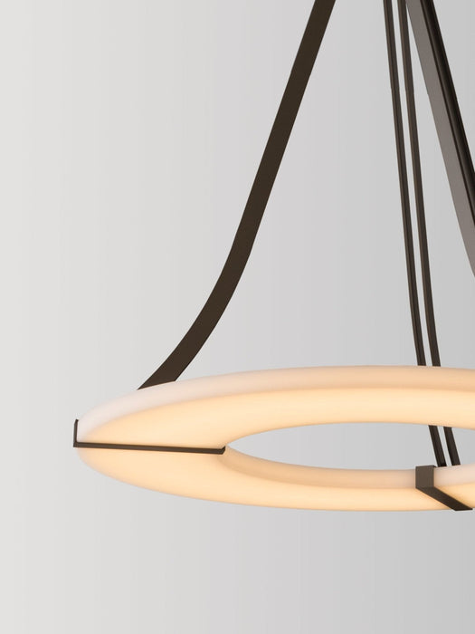Alabaster Halo Pendant Light - Simprolos