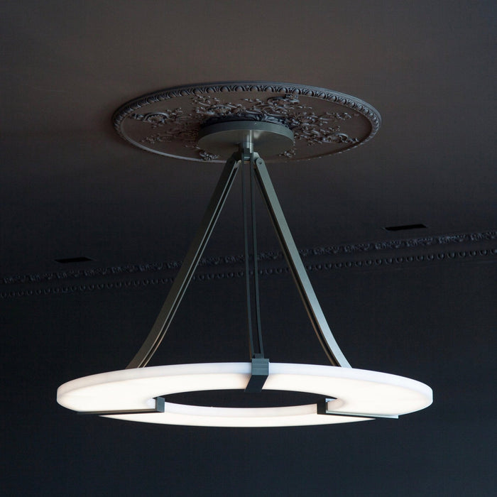 Alabaster Halo Pendant Light - Simprolos