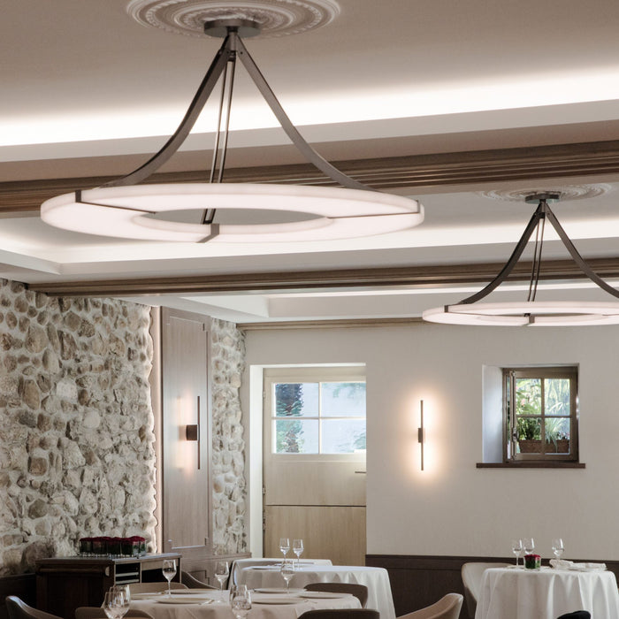 Alabaster Halo Pendant Light - Simprolos