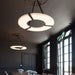 Alabaster Halo Pendant Light - Simprolos