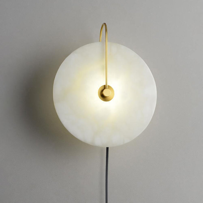 Alabaster LED Plug - In Wall Lamp - Simprolos